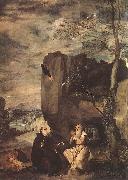 VELAZQUEZ, Diego Rodriguez de Silva y Sts Paul the Hermit and Anthony Abbot ar china oil painting reproduction